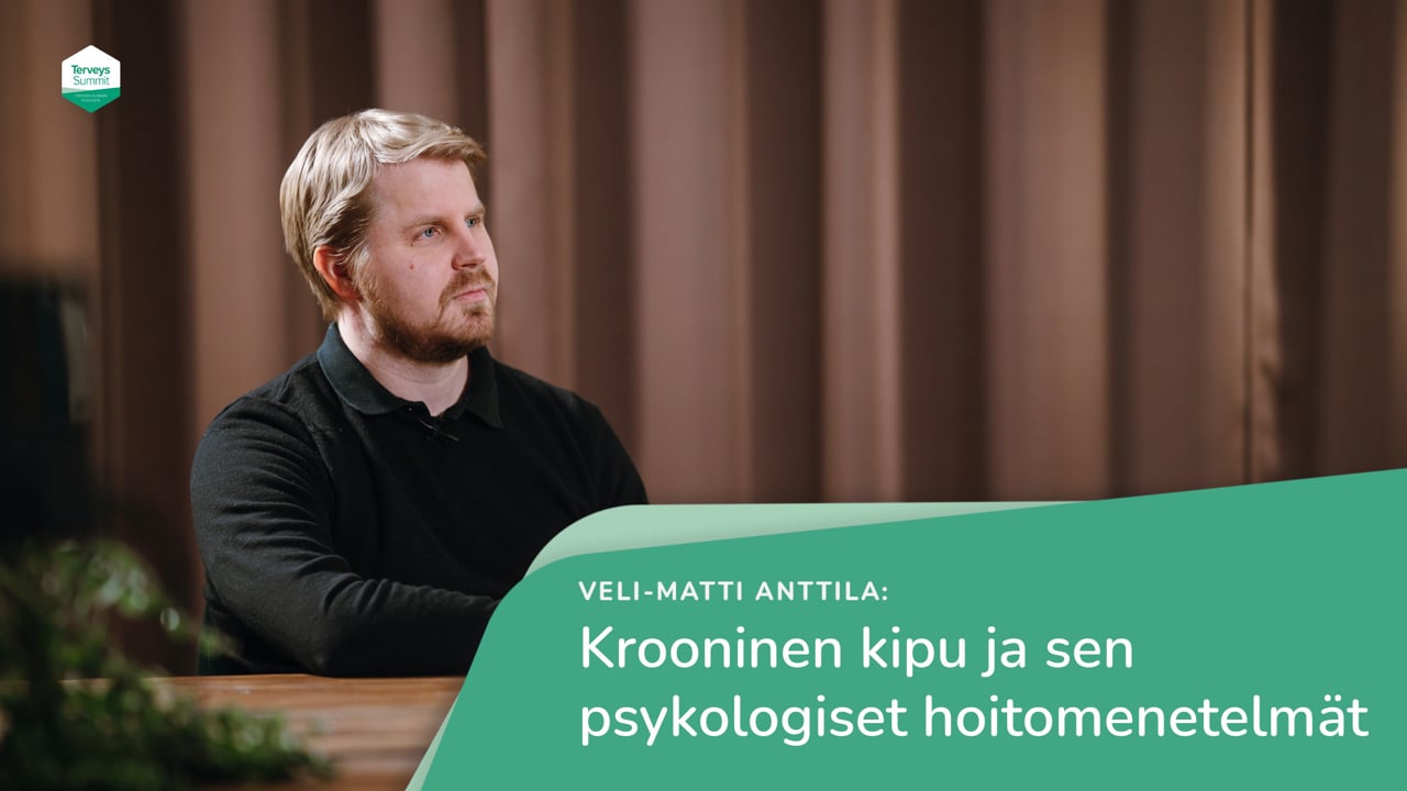 Krooninen kipu ja sen psykologiset hoitomenetelmät –  Veli-Matti Anttila – Ihminen tavattavissa -terapeutti  (ITT®)